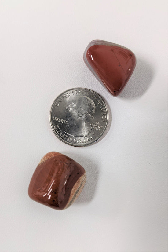 Load image into Gallery viewer, Red Jasper Tumbled Stone

